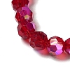 Electroplate Transparent Glass Beads Strands EGLA-A035-T6mm-L07-3