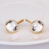 Real 18K Gold Plated Tin Alloy Cubic Zirconia Leverback Earrings EJEW-BB09658-G-2