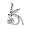 Non-Tarnish 201 Stainless Steel Pendants STAS-A094-18P-1