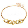 Alloy Chunky Cuban Link Chain Belts for Dress FS-WG9B36C-01-4