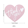 20Pcs Coated Paper Thank You Greeting Card DIY-YW0012-24C-3
