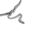 Non-Tarnish 304 Stainless Steel Spike Link Chain Necklace NJEW-D045-06P-3