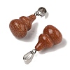 Synthetic Goldstone Pendants G-B127-03P-09-3