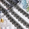 5 Yards Filigree Polyester Lace Trim OCOR-GF0002-13B-4