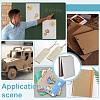 Rectangle Paper Boards LS-AJEW-WH0348-734C-5