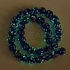 Handmade Gold Sand Lampwork Beads Strands LAMP-P051-L05-12mm-3