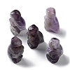 Natural Amethyst Carved Healing Dinosaur Figurines G-B062-07C-1