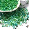 Transparent Baking Paint Glass Seed Beads SEED-P006-02B-16-1