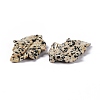 Natural Dalmatian Jasper Pendants G-I336-01-06-2