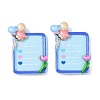Opaque Resin Decoden Cabochons CRES-O002-01-2