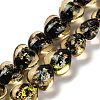 Handmade Dichroic Foil Glass Beads Strands DICH-U001-03C-1