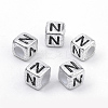 Plated Acrylic Beads X-PB43C9308-N-1