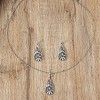 Alloy Pendant Necklaces & Dangle Earrings Sets FS-WGB4D45-01-3