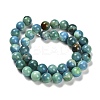 Dyed Natural Fire Crackle Agate Beads Strands G-G203-09A-10mm-3