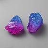 Electroplated Raw Rough Natural Quartz Crystal Beads LS-G-WH0016-43B-1