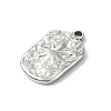 Anti-Tarnish 304 Stainless Steel Pendants STAS-L022-444P-2