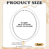 Imitation Pearl with Stainless Steel Pendants Necklaces NJEW-LP0001-51F-G-2