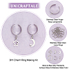 DIY Charms Cuff Ring Making Kit DIY-UN0004-86-5