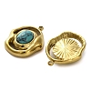 Dyed Synthetic Turquoise Pendants STAS-H438-10G-03-2
