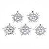 Non-Tarnish 201 Stainless Steel Pendants STAS-N098-052P-1