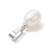 Natural Cultured Freshwater Pearl Rice Charms PALLOY-JF04961-5