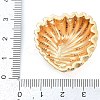 Brass Micro Pave Clear Cubic Zirconia Pendants KK-M307-06G-3