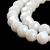 Electroplate Opaque Glass Beads Strands EGLA-A035-P8mm-A01-3