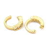 Brass Micro Pave Cubic Zirconia Cuff Earrings EJEW-C104-092G-2