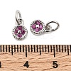 Brass Micro Pave Cubic Zirconia Pendants KK-Z147-01P-3