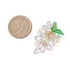 Transparent Glass Pendants PALLOY-JF04758-01-2