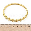 Brass Micro Pave Clear Cubic Zirconia Hinged Bangles for Women BJEW-S168-05G-4