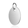 Anti-Tarnish 304 Stainless Steel Stamping Blank Tag Charms STAS-I311-34P-1