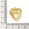 Mother's Day Brass Micro Pave Clear Cubic Zirconia Pendants FIND-Z041-20L-3