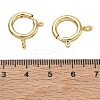 Brass Spring Ring Clasps KK-CBA1AE8-05G-G-3