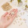240Pcs Brass Jump Rings KK-CA0003-03-3