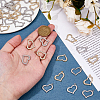 40Pcs 2 Colors Alloy Rhinestone Pendant FIND-FH0010-63-4