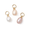 Natural Cultured Freshwater Pearl Pendants X-PALLOY-JF05172-01-1