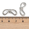 Alloy Bowknot Beads FIND-M079-02P-3
