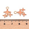 Alloy Enamel Pendants ENAM-T020-38B-RS-3