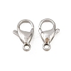 Non-Tarnish 316 Surgical Stainless Steel Lobster Claw Clasps X-STAS-316-FL15A-5
