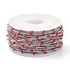 304 Stainless Steel Enamel Curb Chains CHS-P013-01P-04-3