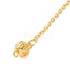 Brass Cable Chain Coil Dowsing Pendulums HJEW-D004-01G-4