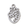 304 Stainless Steel Charms STAS-Z183-05P-1
