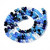 Electroplate Glass Beads Strands EGLA-T020-12A-2