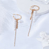 1Pair Alloy Rhinestone Stud Earrings EJEW-LP0012-02G-3