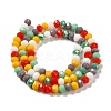 Glass Beads Strands EGLA-A034-M6mm-43-3