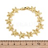 Brass Link Bracelets for Women BJEW-H209-01G-7