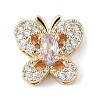 Brass Micro Pave Cubic Zirconia Beads KK-K297-34A-G01-1