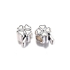 Tibetan Style Alloy European Beads TIBE-S314-100AS-RS-1