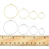 64Pcs 8 Style 316 Surgical Stainless Steel Hoop Earring Findings STAS-FS0001-33-6